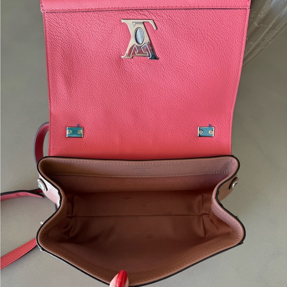 Authentic gently used Louis Vuitton Lockme pink bag - Picture 6 of 8